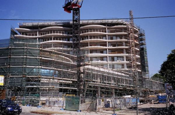 Castle Hill Library under construction